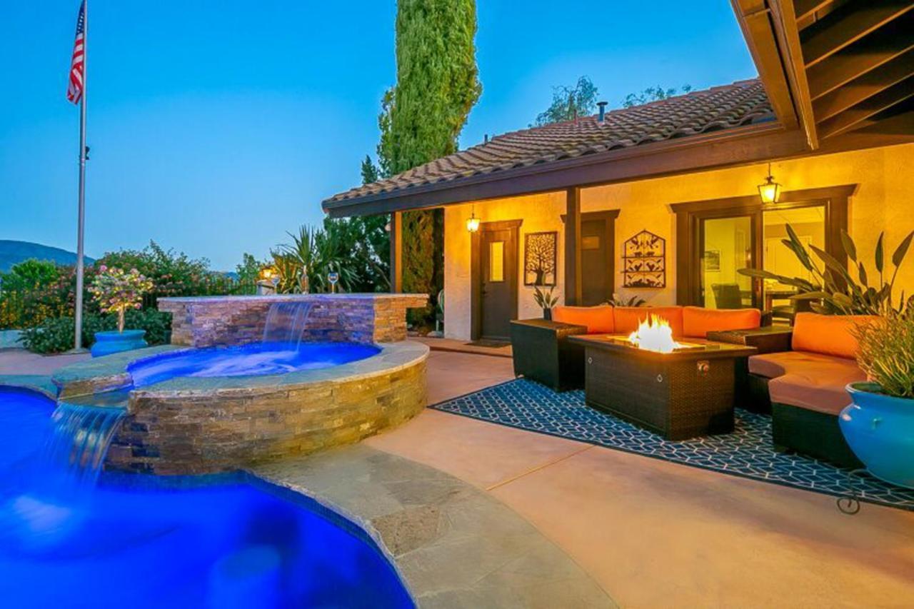 Perfect Wine Country Hilltop Hacienda Estate Temecula Exterior photo